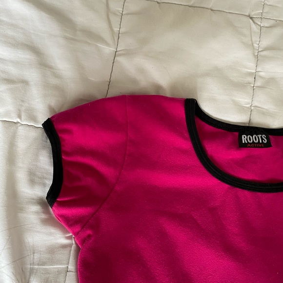 Roots hot pink baby ringer tee - Picture 5 of 5